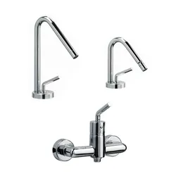 Jacuzzi - Rubinetteria Aquasoul lavabo + bidet + esterno doccia per piletta click clack