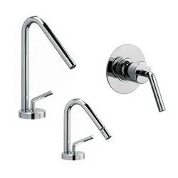 Set di miscelatori per lavabo bidet e doccia incasso Jacuzzi - Rubinetteria Aquasoul