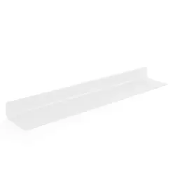 Portarotoli per carta igienica da parete in mattstone alluminio bianco -  Saeta di Lineabeta