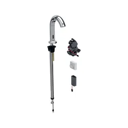 Miscelatore lavabo a pianale con alimentatore a batteria per strutture ricettive - Piave di Geberit