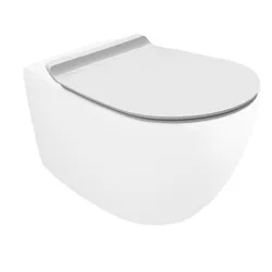 Sedile copriwc SoftClose bianco opaco design slim - Vignoni di Simas