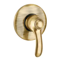 Piletta di scarico click clack per lavabo in ottone bronzato per mensole  bagno