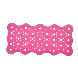 Tappetino per vasca da bagno in PVC 34x72 cm antiscivolo rosa