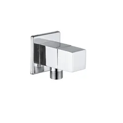 Rubinetto sottolavabo squadrato cromato con cartuccia ceramica 1/2'' x 3/8''