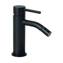 Miscelatore bidet Paffoni in ottone nero opaco senza scarico - Light