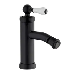 Miscelatore bidet BRERA di Jacuzzi - Rubinetteria nero opaco e ceramica bianca