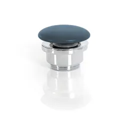 Piletta di scarico con tappo in ceramica navy opaco Simas universale