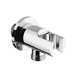 Supporto a muro fisso in ottone cromato per doccino - Jacuzzi - Rubinetteria