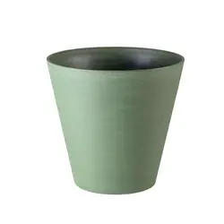 Vaso da giardino verde 20 cm riciclato ecologico 100% con sistema water reserve