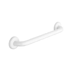 Maniglione lineare Sanitosco da 45 cm bianco liscio con trattamento anticorrosivo