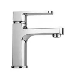 Miscelatore lavabo in ottone cromato per scarico Click-Clack - Paini Ovo