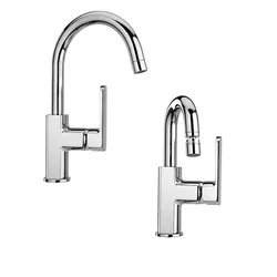 Miscelatori Paini Ovo lavabo + bidet con bocca orientabile per piletta click clack