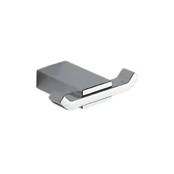 Appendino doppio in acciaio inox e cromall cromo - Kansas di Gedy