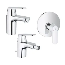 GROHE Eurosmart Cosmopolitan set lavabo bidet e doccia incasso cromati