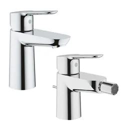 Set miscelatori GROHE Bauedge lavabo tg.S + bidet in ottone a risparmio idrico
