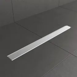Canaletta di scarico Ghost da 55 cm con sifone reversibile e guaina impermeabilizzante