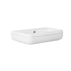 Lavabo Charme di Azzurra da 56 cm monoforo da appoggio o sospeso in ceramica