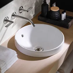 Lavabo incasso soprapiano tondo Ø40 cm ceramica Serie Variform - Geberit