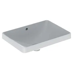 Lavabo incasso soprapiano rettangolare 55x40 ceramica Serie Variform - Geberit