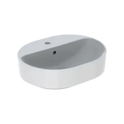 Lavabo da appoggio ovale 50x40 cm ceramica Serie Variform - Geberit