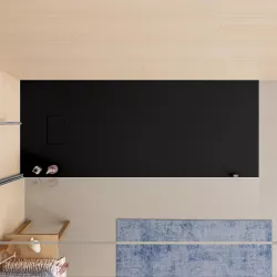 Piatto doccia 160x70 cm ultraslim riducibile nero effetto pietra - Rok