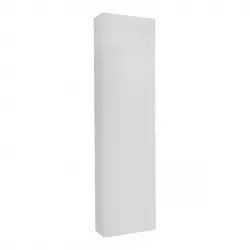 Colonna sospesa 35x20x140 h cm frassino bianco con anta soft-close reversibile