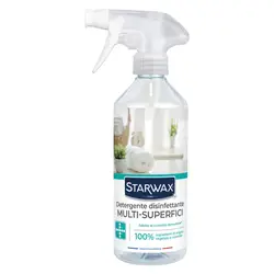 Disinfettante multisuperficie 100% biodegradabile Starwax dermatologicamente testato