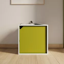 Cubo modulare con anta verde - Puzzle