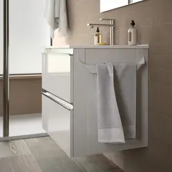Porta asciugamani doppio bianco per bagno moderno, accessori bagno moderno  bianco, bagno dabstory design RICOBI -  Italia