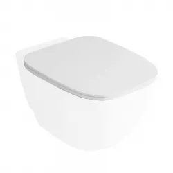 Sedile copriwc SoftClose bianco design slim Serie One - Rak