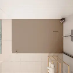 Piatto doccia cappuccino 90 x 120 cm ultraslim effetto pietra riducibile su misura Rok