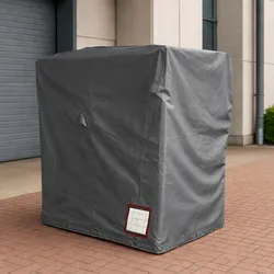 Cover universale 125x105x240h cm in poliestere idorepellente antracite con tasca laterale - Wakanda