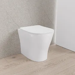 Vaso filomuro sedile SoftClose bianco lucido - Clessidra