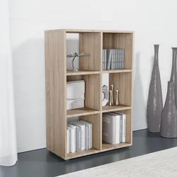 Libreria 60x92h cm in legno rovere - Artik