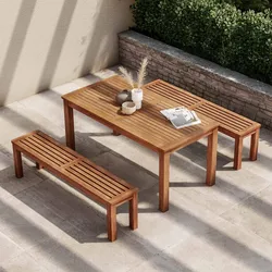 Tala 10A40008 – Poggiapentola In Legno Di Acacia Laccato – Porta Macinini Elegante Per Cucina – 2 Posti