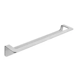 Portasalviette 45 cm acciaio spazzolato fissaggio a muro senza viti