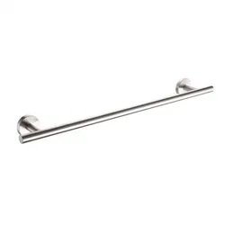 Barra portasalviette in acciaio spazzolato 45 cm fissaggio a muro