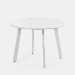 Tavolino con contenitore Shiro Bianco - Mobiletti portaoggetti - Eminza