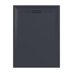 Piatto doccia 80x160 effetto pietra grafite Serie Sestra - Geberit