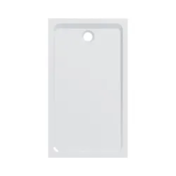 Piatto doccia 100x90 cm resin stone bianco finitura satinata e lucida - Geberit serie Melua