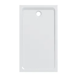 Piatto doccia 70x140 cm resin stone bianco satinato Serie Melua - Geberit