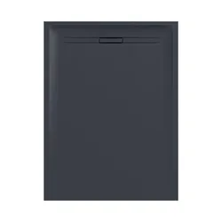 Piatto doccia 90x120 effetto pietra grafite Serie Sestra - Geberit