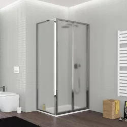 Box doccia 85x75 cm porta a soffietto opaco 195h - Sofy