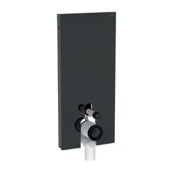 Modulo sanitario 115 cm per wc a pavimento vetro lava Serie Monolith - Geberit