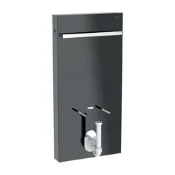 Modulo sanitario 100 cm per bidet sospeso o a pavimento vetro lava Serie Monolith - Geberit