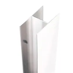 Profilo estensione 2 cm per box doccia serie Garbo alluminio cromo