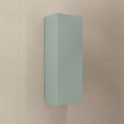 Cassettiera bagno 40 cm con quattro cassetti in legno verde e bambù - Devin