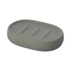 Dispenser Sapone In Ceramica Bianca Serie Sidney Con Inserti Cromo, 15x8 Cm, Arredo Bagno InBagno