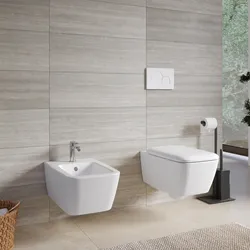 Sanitari sospesi a cacciata rimfree bianco keratect Serie iCon Square - Geberit