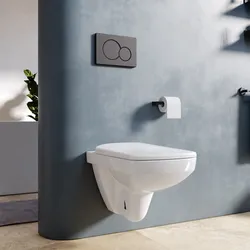 Vaso sospeso a cacciata rimfree sedile Soft Close Serie Selnova Square - Geberit